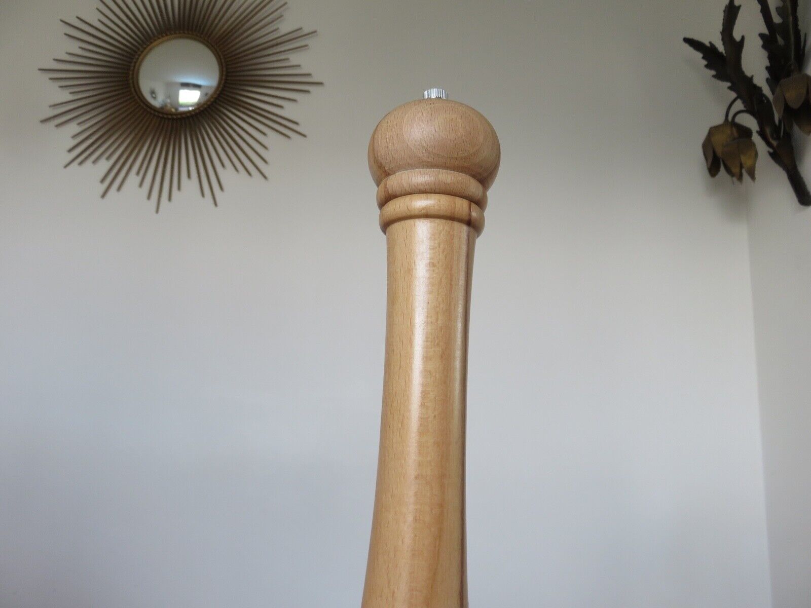 Salt and pepper mills " stoha design " germany, xxl, beech, 1980s