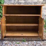 Oak rattan and woven wicker furniture 1980