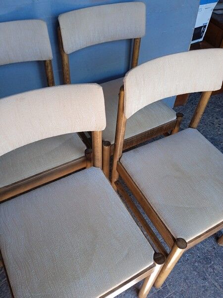 Baumann 6 chair signed 1960 vintage design
