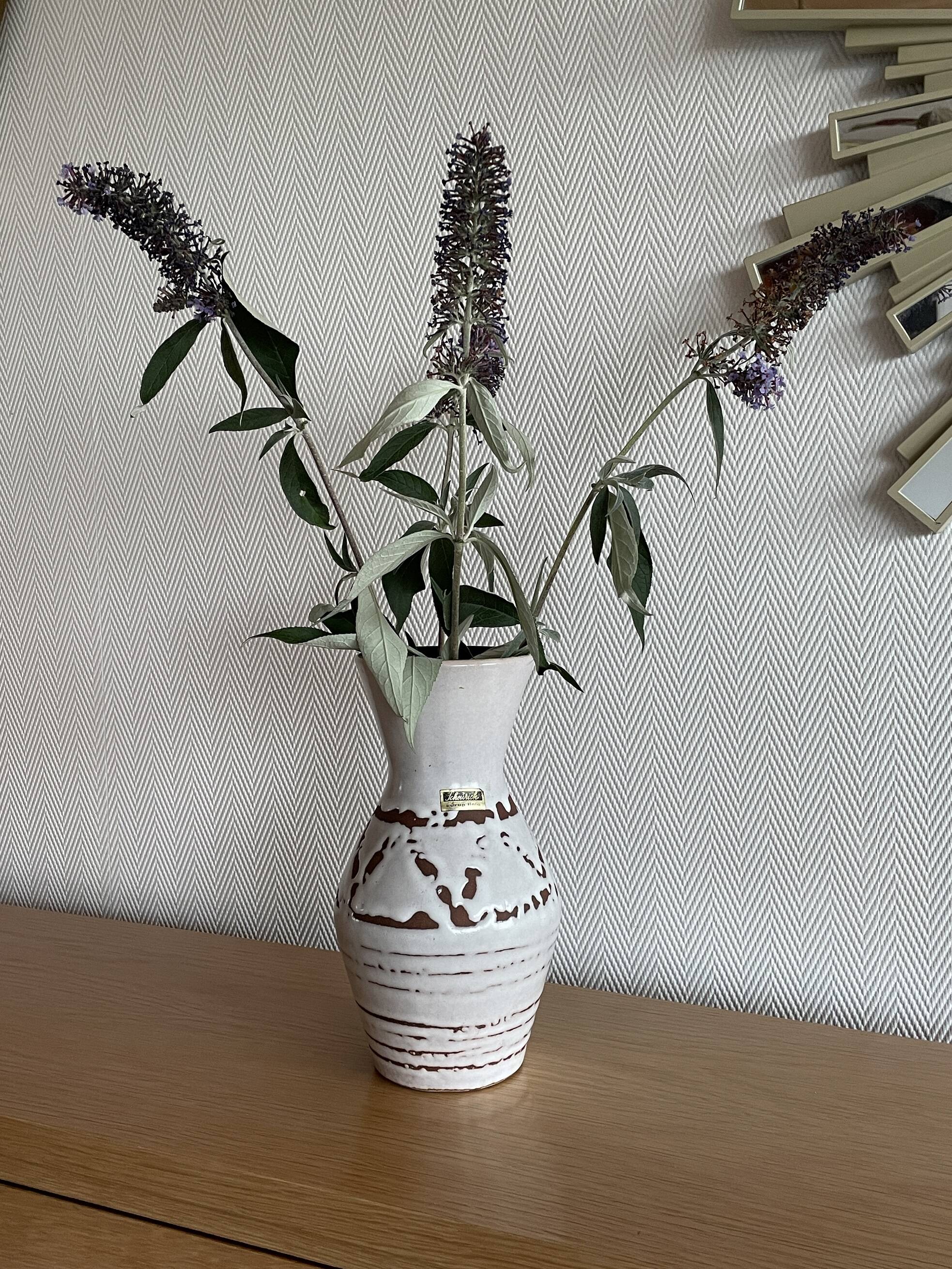 Vintage ceramic vase Scheurich europ linie 523 21