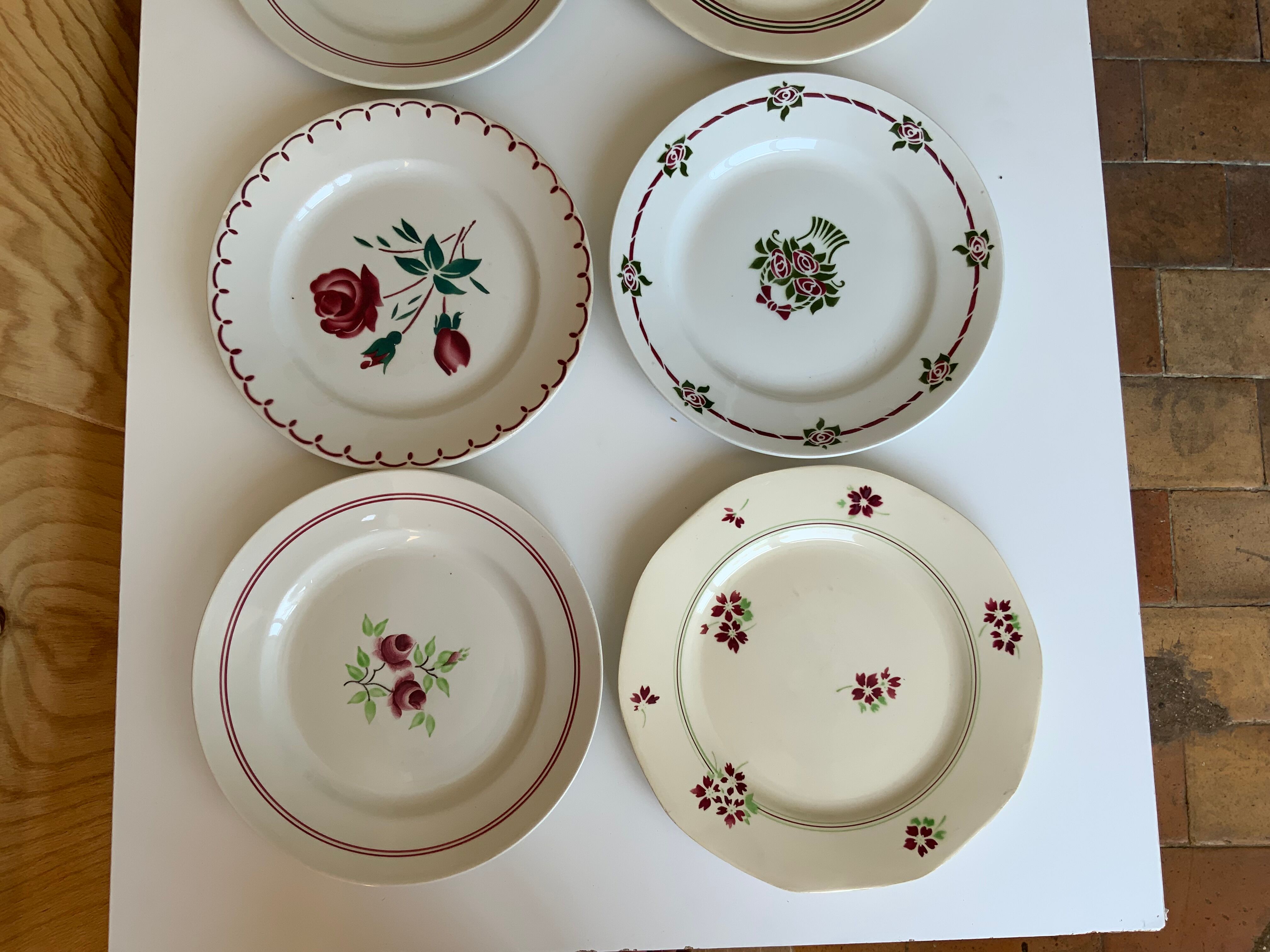 Vintage plates
