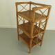 Bamboo rattan shelf, 60/70s