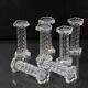 Lot de 5+2 repose-couteaux torsadés Mid Century Cristallerie de Sèvres Crystal Depose