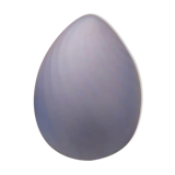 Pose lamp Modern design in the shape of an egg in blue glass TBE