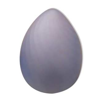 Pose lamp Modern design in the shape of an egg in blue glass TBE