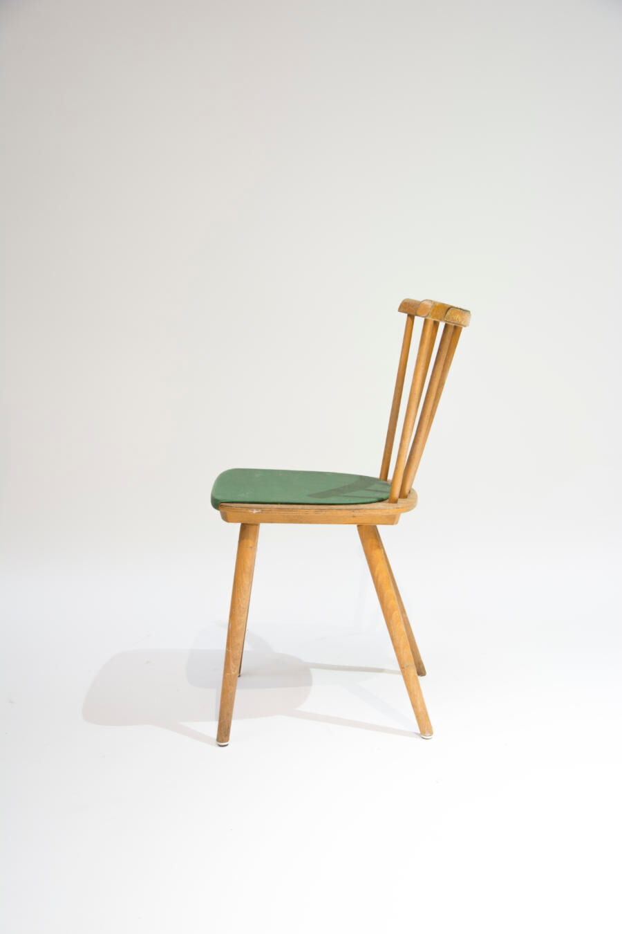 Vintage chair bars green seat