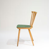 Vintage chair bars green seat