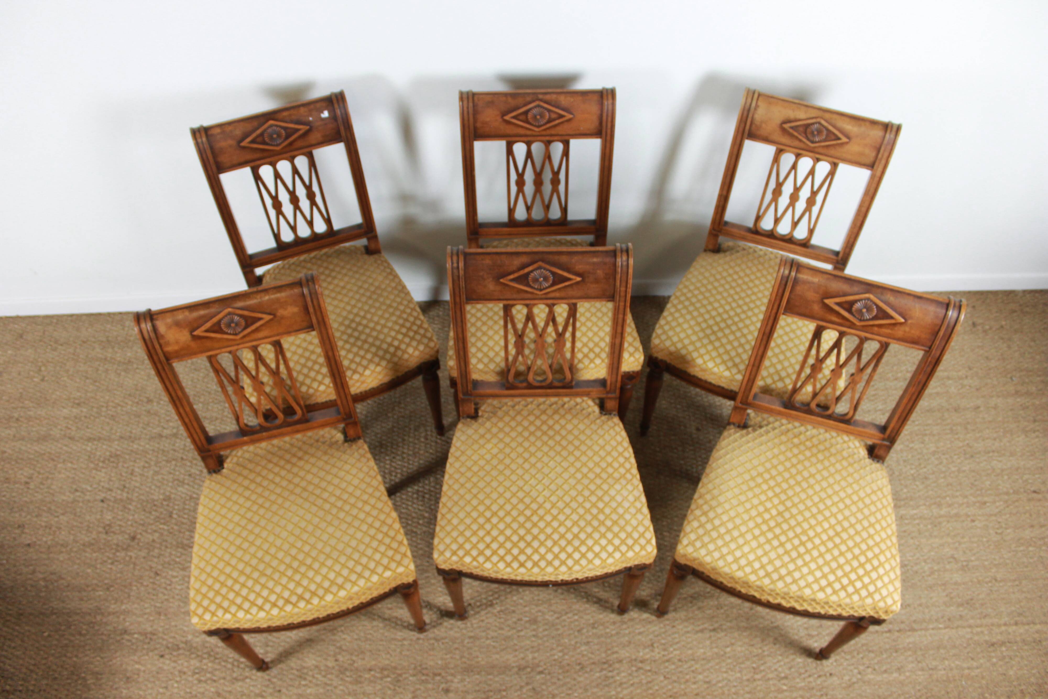 Directoire style chairs