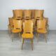 Chaises bistrot brasserie Baumann modèle Dove vintage années 50