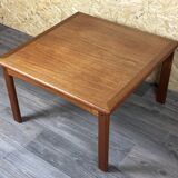 1960s/70s teak coffee table and side table by Glostrup Møbelfabrik Denmark