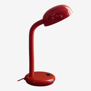 Adjustable red desk lamp