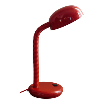 Adjustable red desk lamp