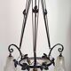Degué 4-light Art Deco chandelier Width 62 cm Height 93 cm