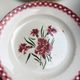 Set of 11 plates signed Mignardises Sarreguemines hand painted decor