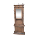 Coat rack wall mirror