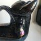 Pitcher forms Taurus terracotta glazed black vintage 60s black decoration