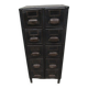 Workshop furniture with antique metal drawers