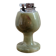 Vintage green onyx table lighter – 1970s style