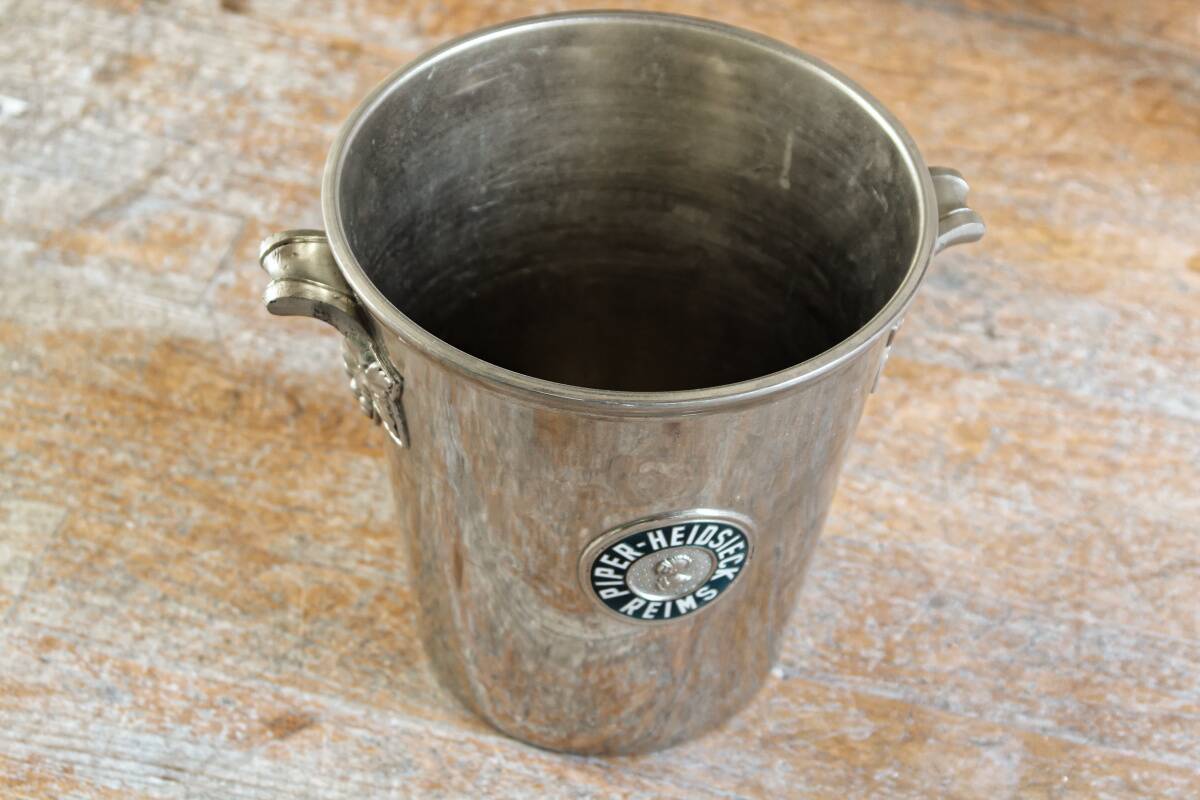 Art deco Champagne bucket, Piper Heidsieck Reims