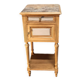 Walnut bedside table