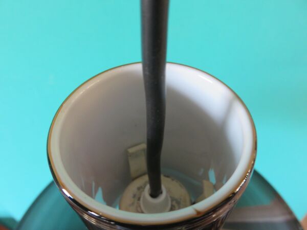 Suspension en verre Michael Bang, Holmegaard, Danemark, 1965