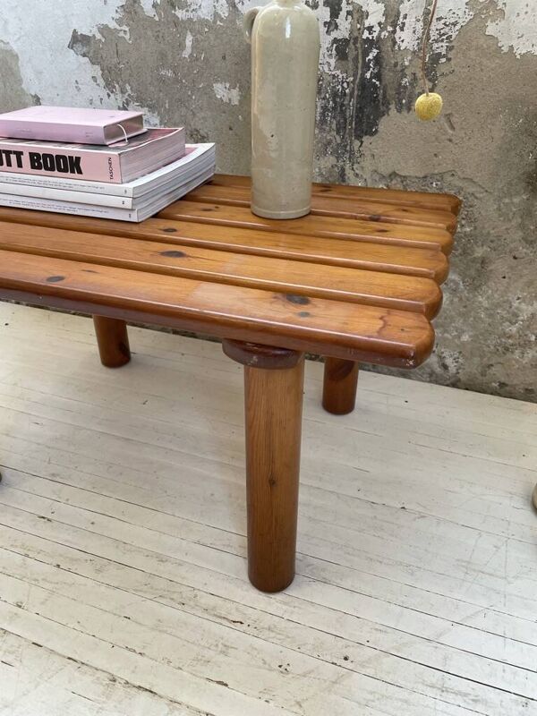 Table basse / porte-bagages style Rainer Daumiller