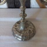 Pair of silver candlesticks
