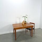 Table de salle à manger extensible design vintage Halabala