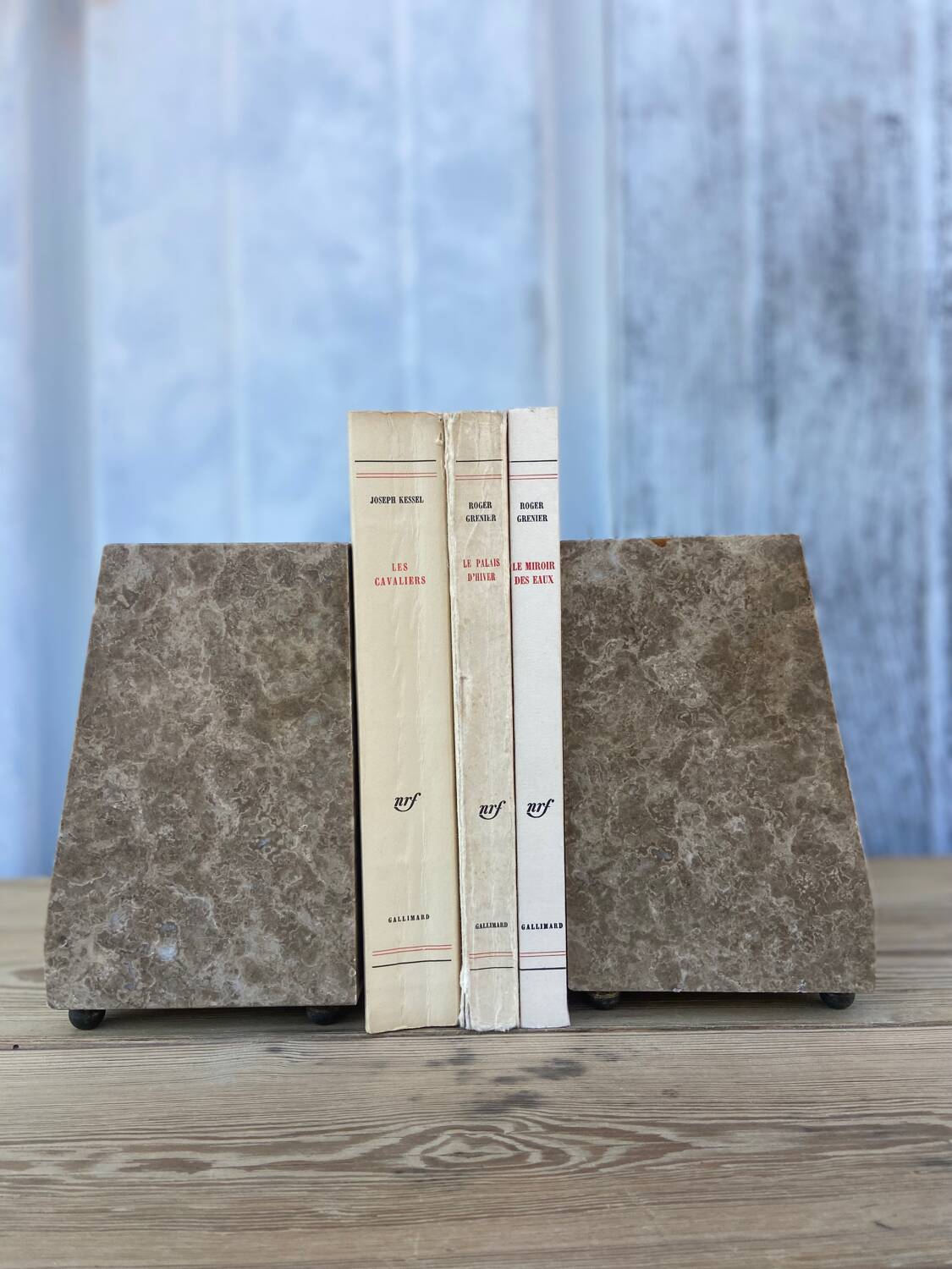 Art deco marble bookend