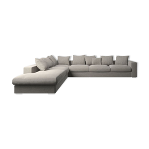 Canapé d'angle bo concept - gris