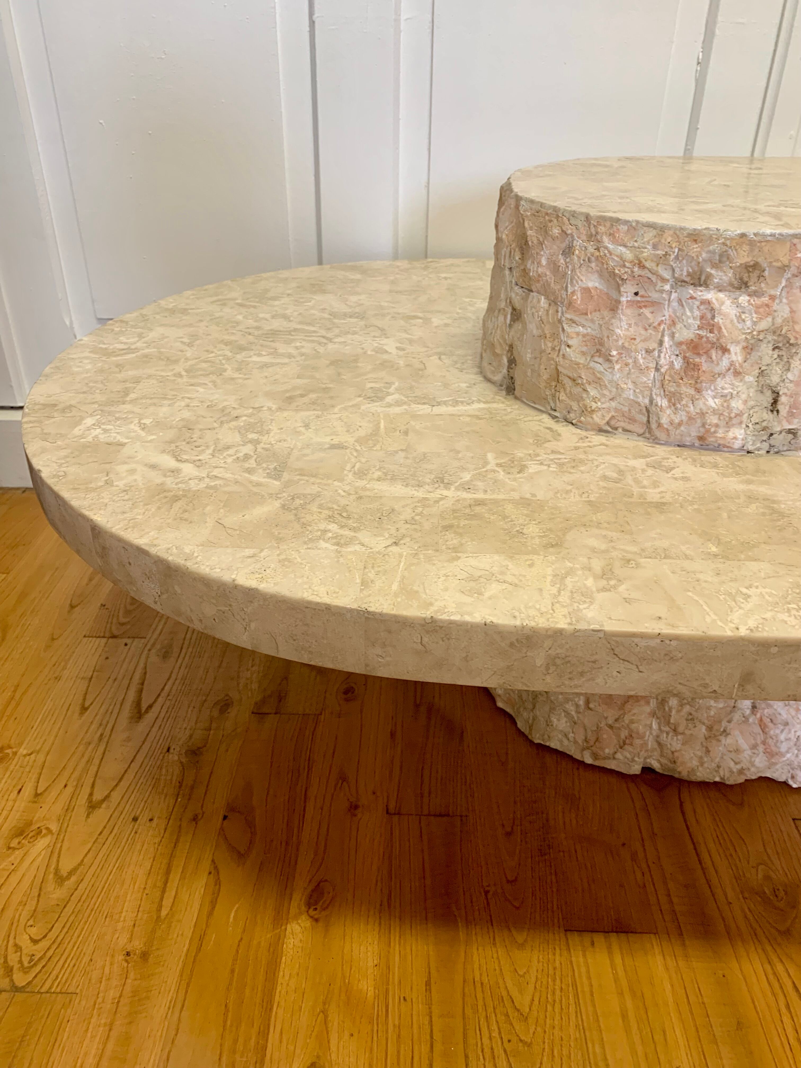 Table basse travertin Magnussen Ponte