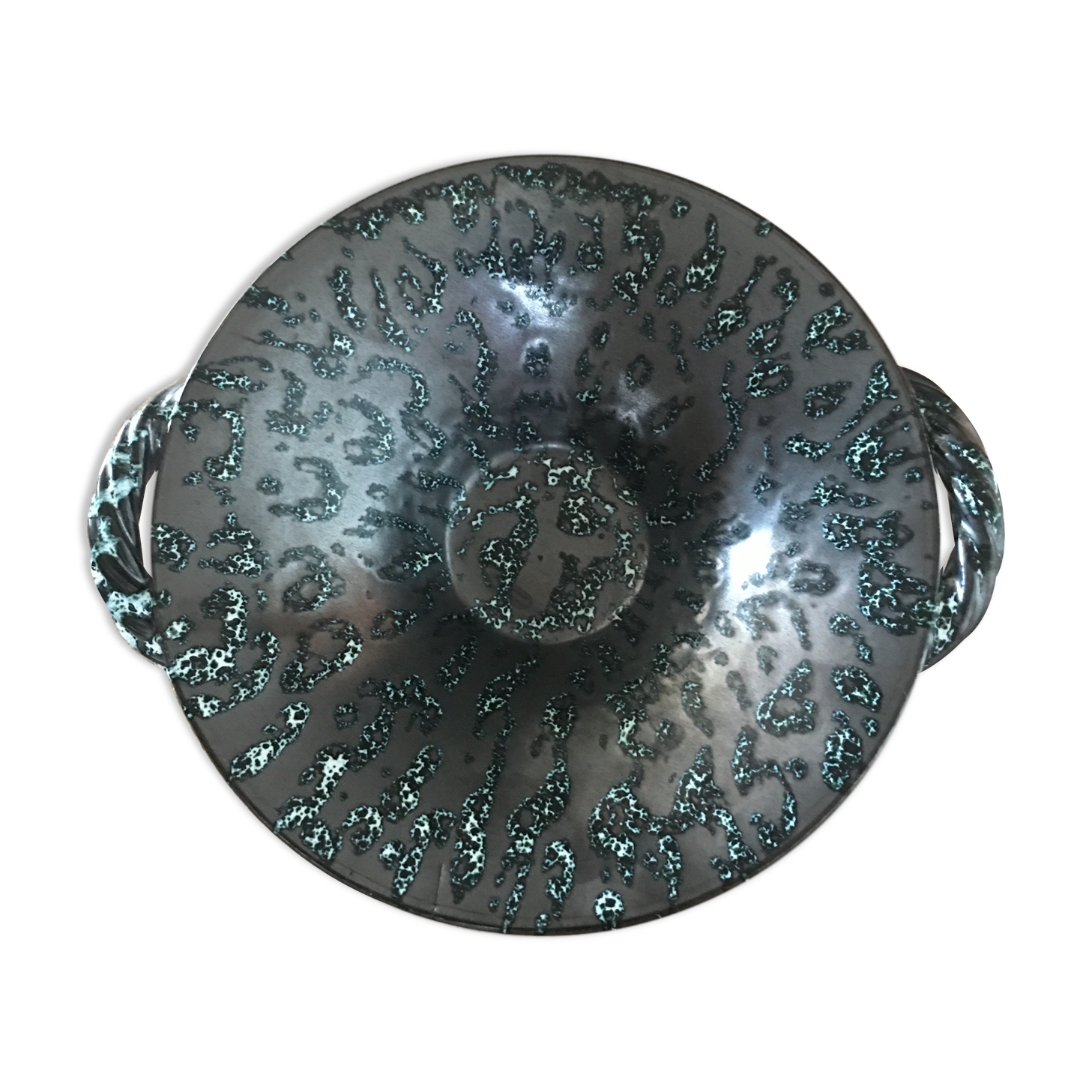 Vallauris ceramic cup signed Lunetta