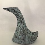 Zoomorphic duck or goose vase signed "Bruno Sarlat"