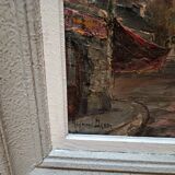 painting, Vieux Montmartre, Raymond Besse