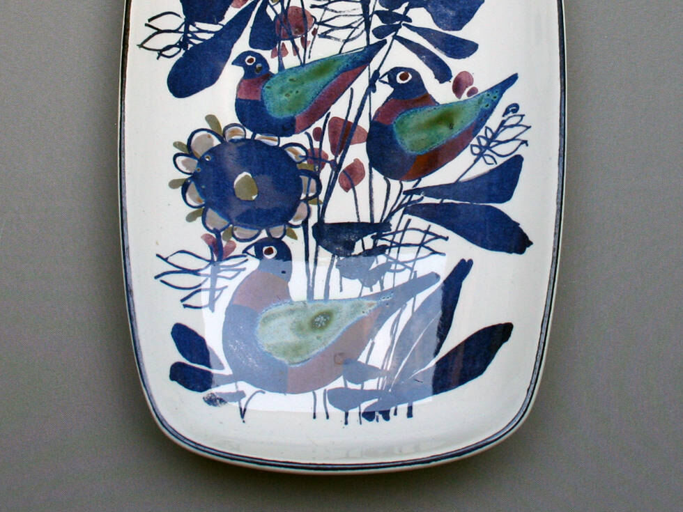 Royal Copenhagen Scandinavian dish Blue ceramic, 60s/70s