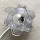 Lampe de table Glass Peill & Putzler, lampe en verre glacé allemand