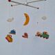 Vintage wooden children's mobile