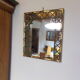 Vintage Hand printed Mirror by Braddell Enterprises | 1970s/80s