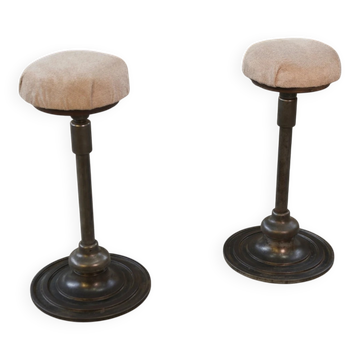 Paire de tabourets de dentiste « Culbuto » 1950’s