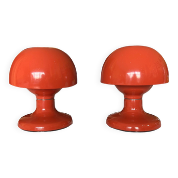 Pair of Jucker Table Lamps by Tobia Scarpa for Flos, 1960s