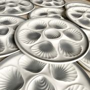 14 assiettes à huîtres Moulin des loups