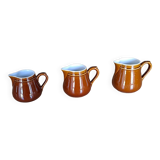 Lot de 3 pichets lait/crème/café modèle 503