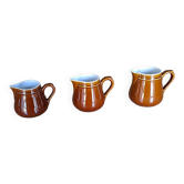 Set of 3 milk/cream/coffee pitchers model 503