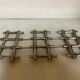 Large silver-plated bamboo trivet