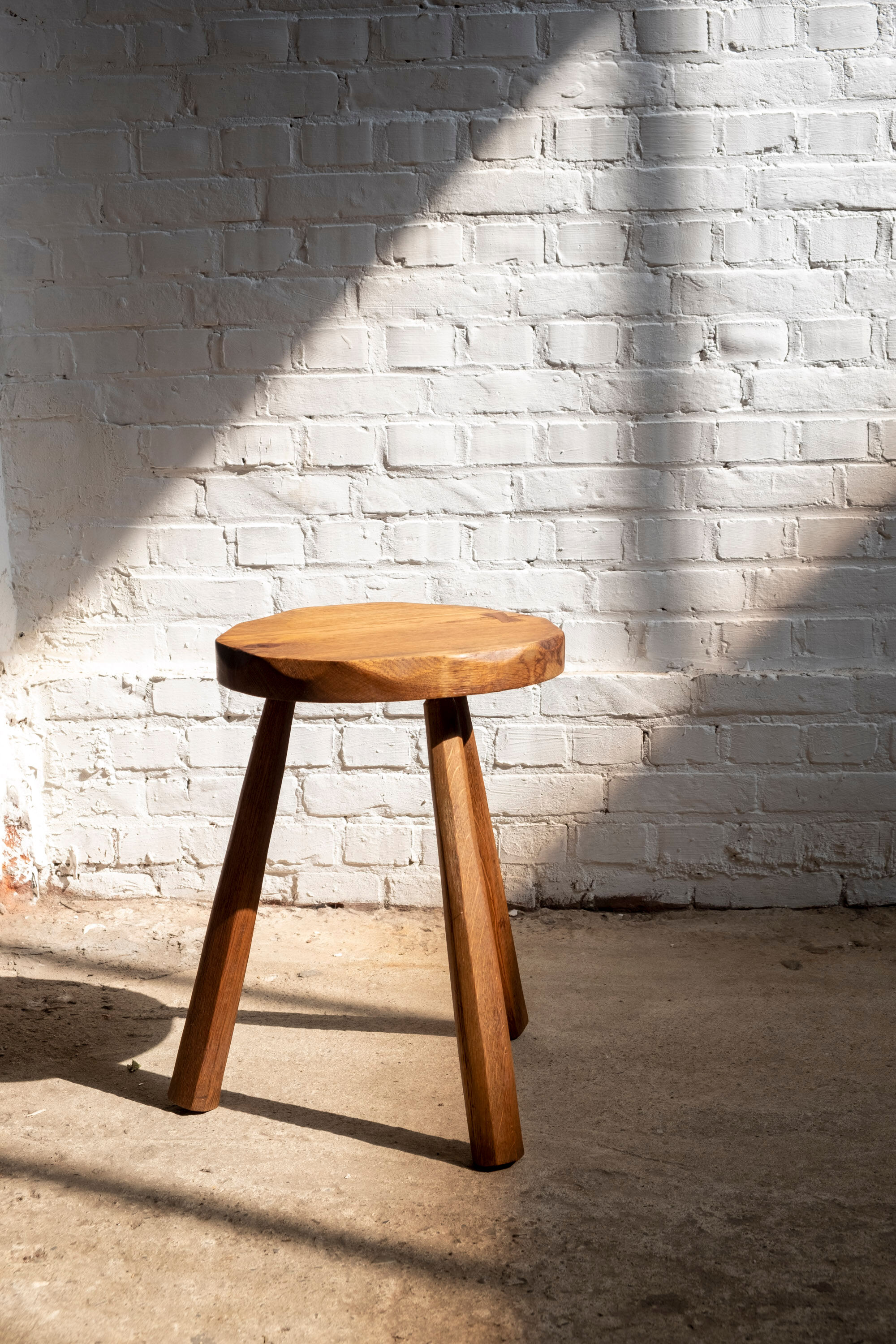 Vintage Stool in Oak