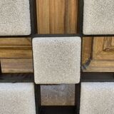 Scandinavian Wall/Ceiling Lamp Blackened Wood And Perpex 1960