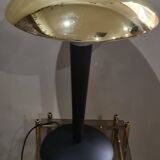 Chrome gold mushroom lamp (known as liner) 1975 to 85., h41 x l31 good condition