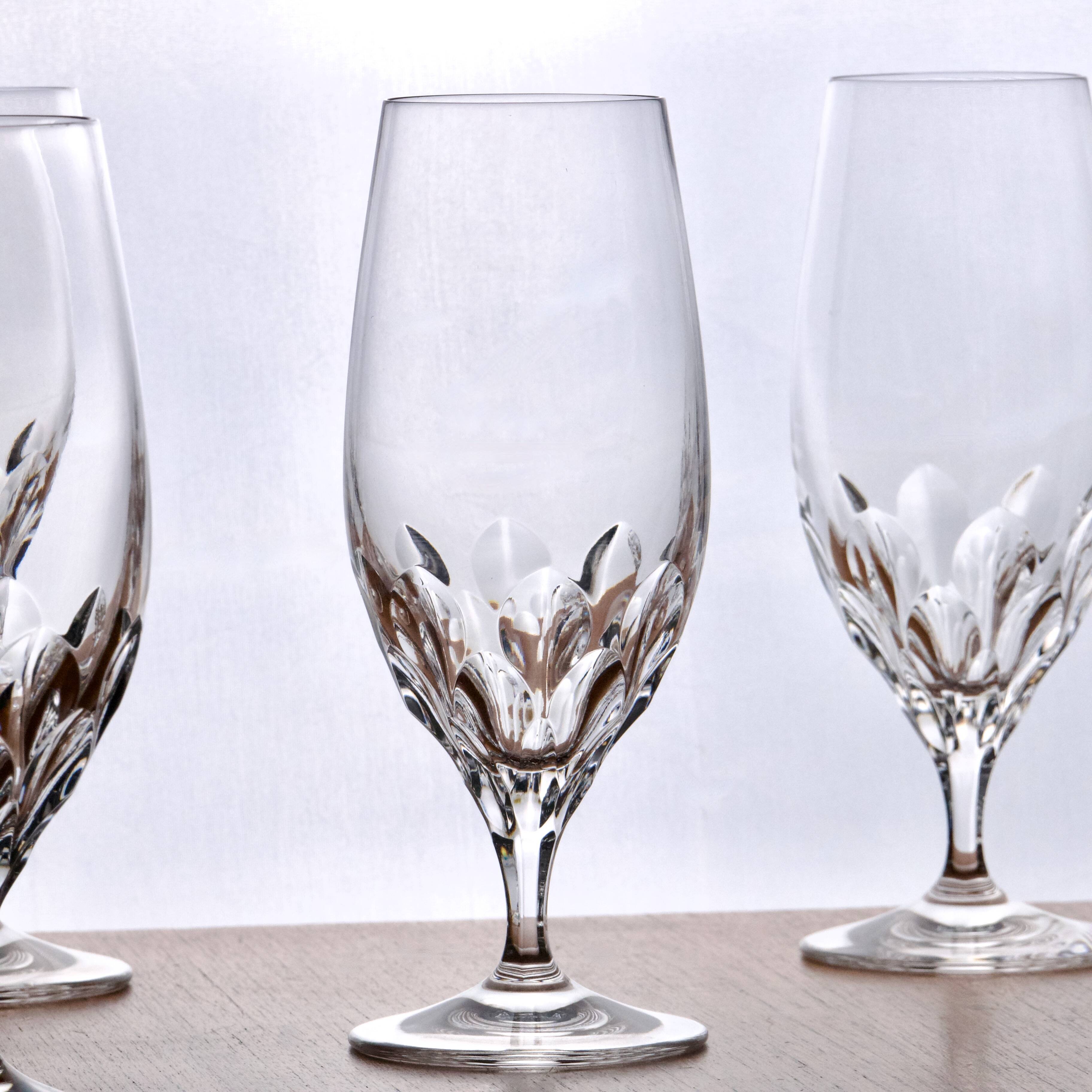6 grands verres en cristal Royal