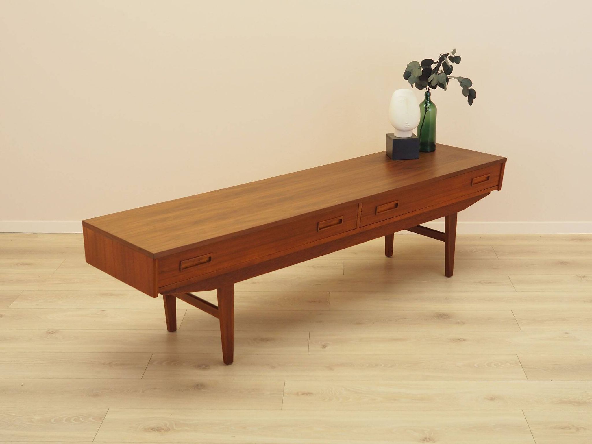 Teak lowboard, Danish design, 1960s, made in Denmark