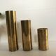 Scandinavian brass candle holders circa 1950